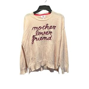 Sundry Mother Lover Friend Wool Cashmere Blend Sweater in Blush Size 0 XS